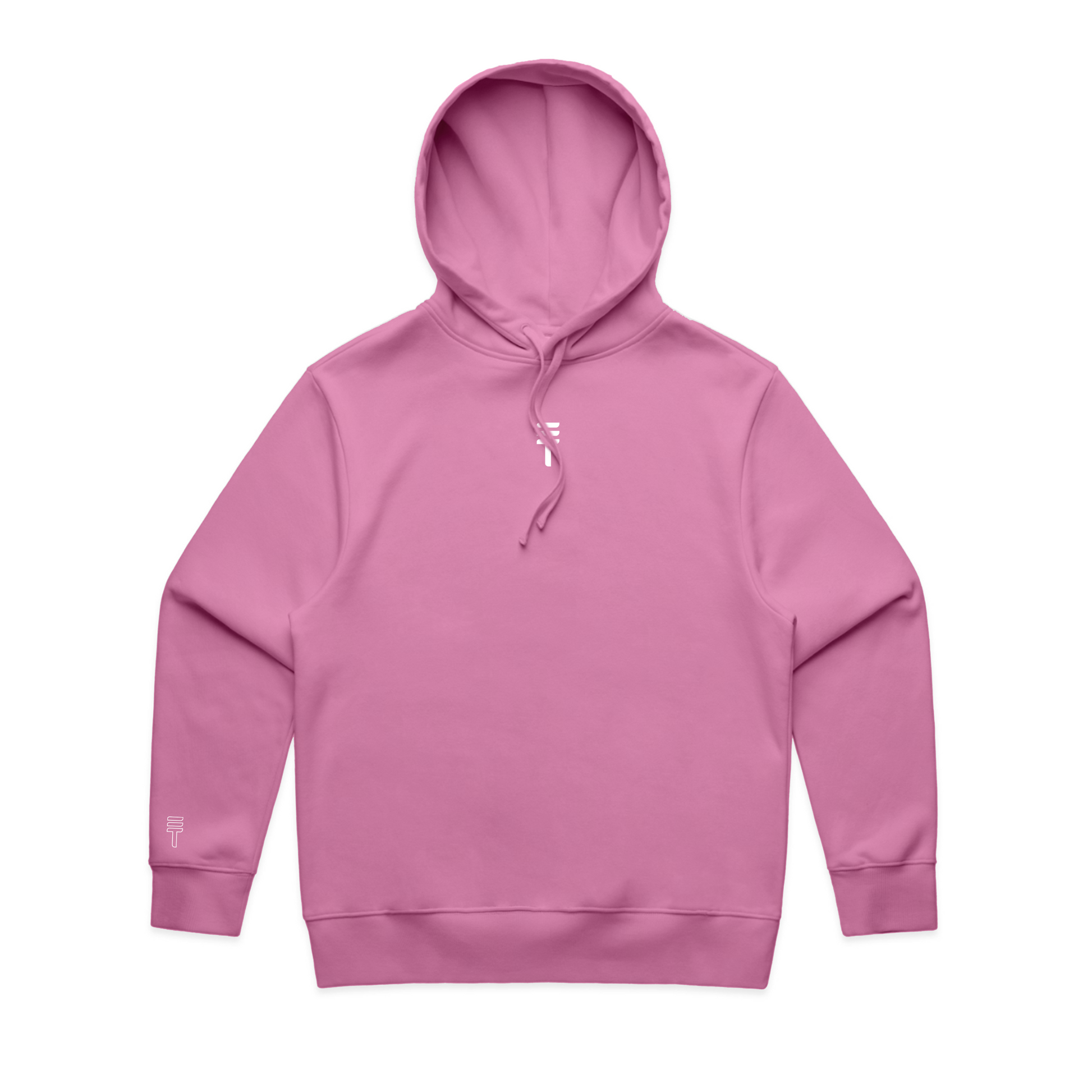 Icon T Logo Pink Hoodie - front picture