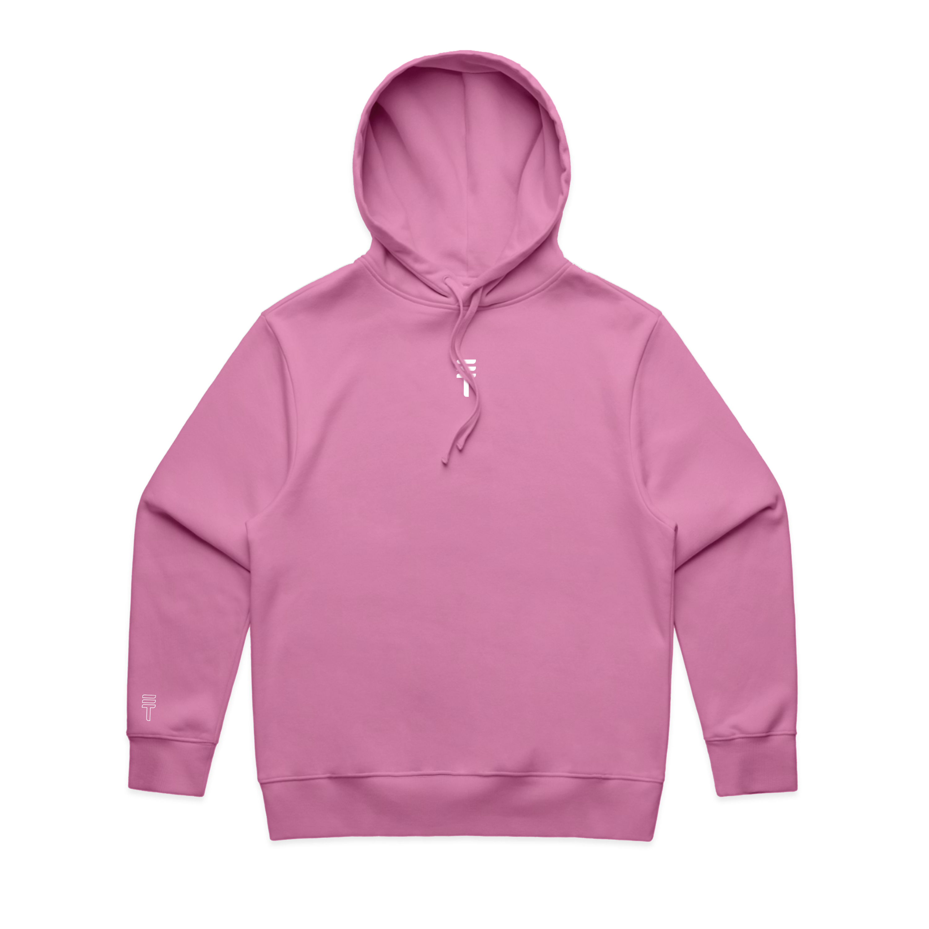 Icon T Logo Pink Hoodie - front picture