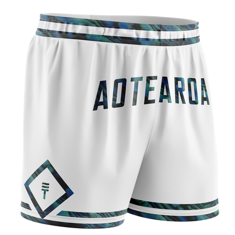 Paua Shorts - White