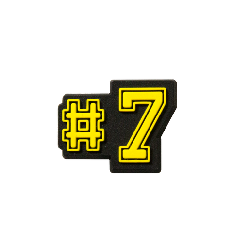 Triple Threat #7 Jibbitz - Black/Yellow