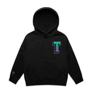 Kids Block T Logo Hoodie - Black