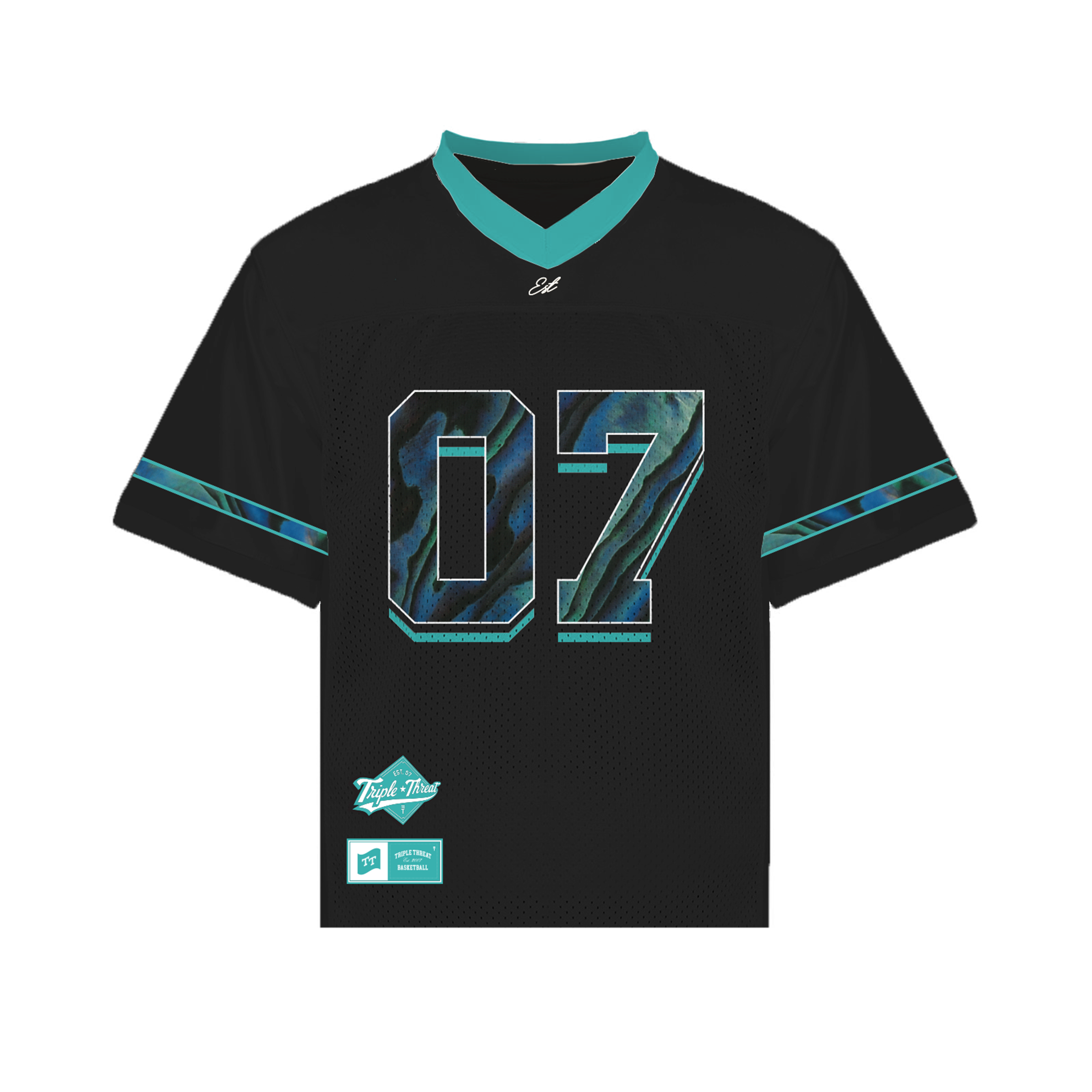 Kids Football Jersey - Black