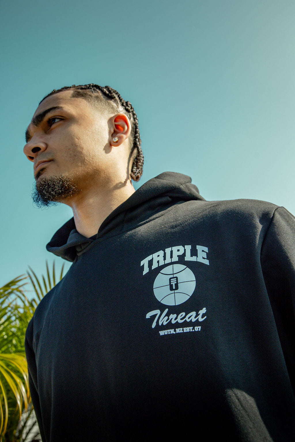Baseline Unisex Hoodie Black
