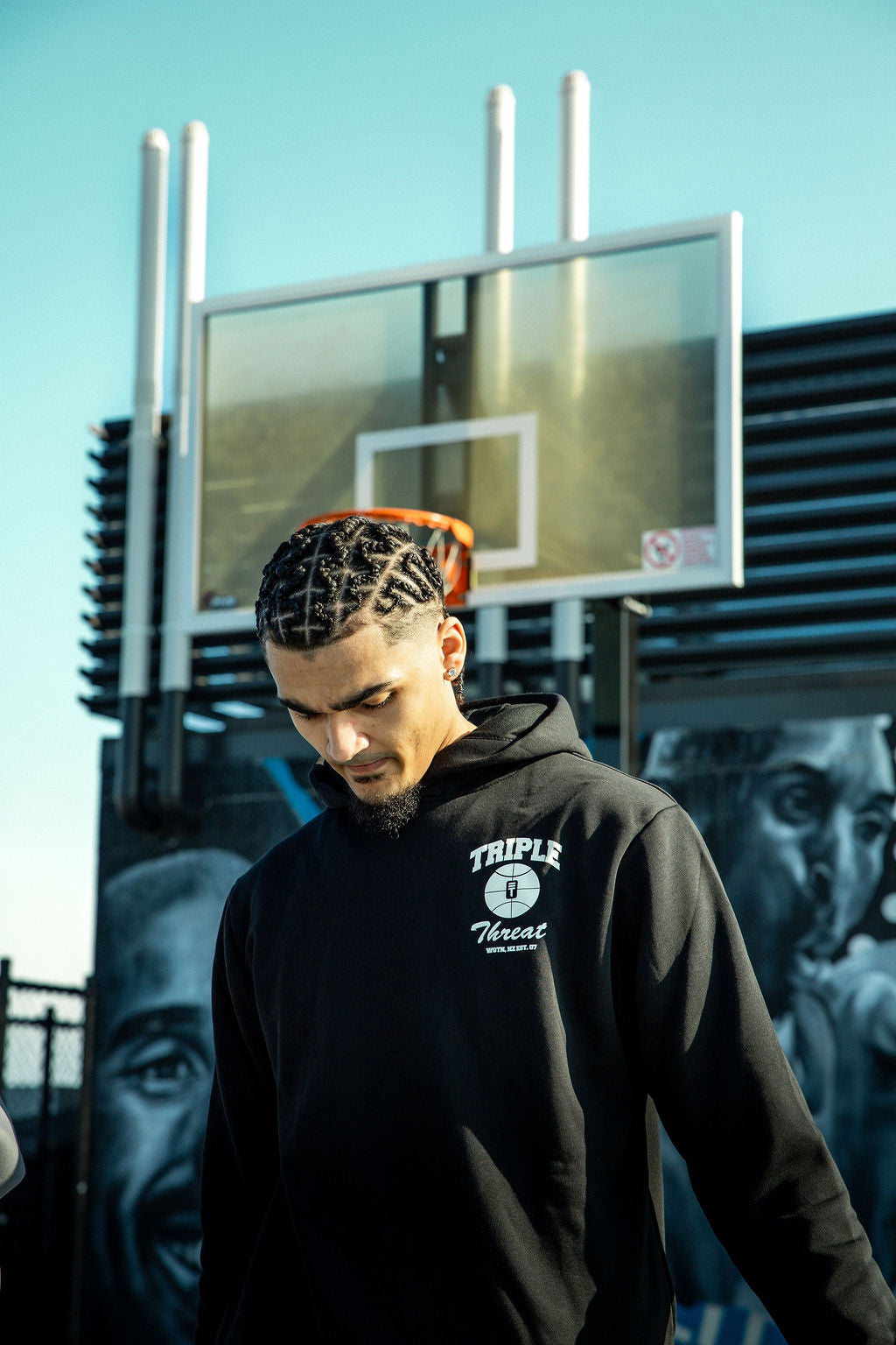 Baseline Unisex Hoodie Black