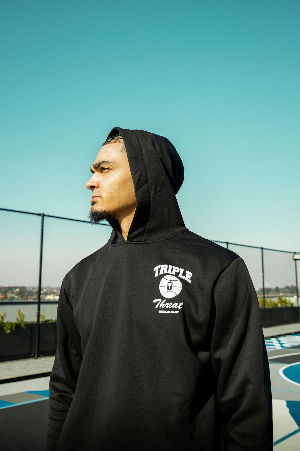 Baseline Unisex Hoodie Black