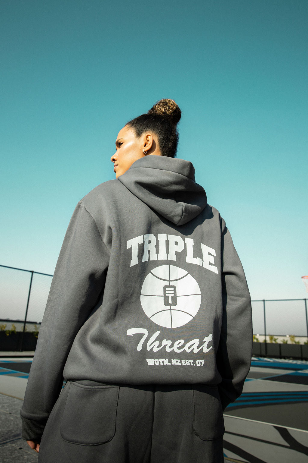Baseline Unisex Hoodie Charcoal