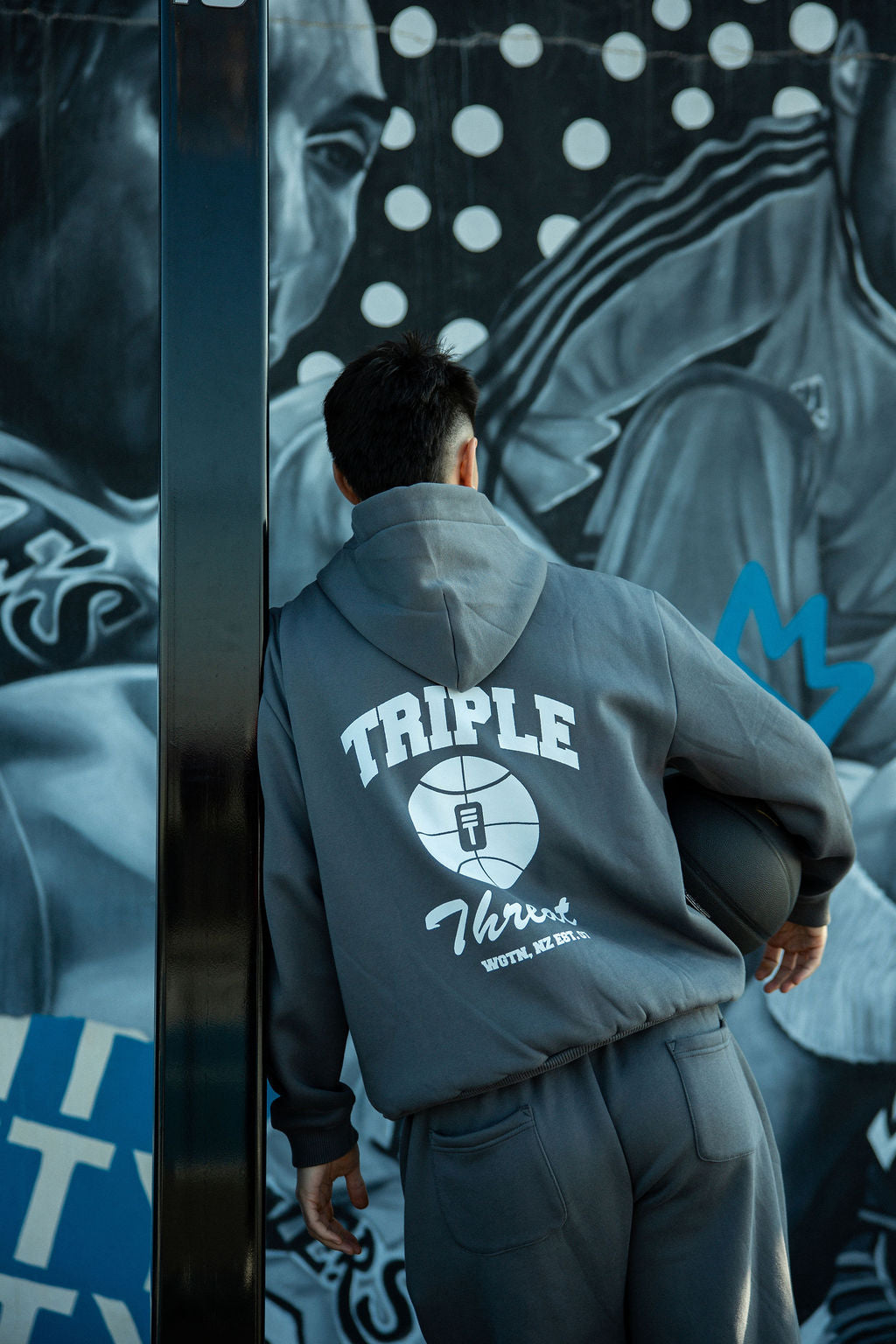 Baseline Unisex Hoodie Charcoal