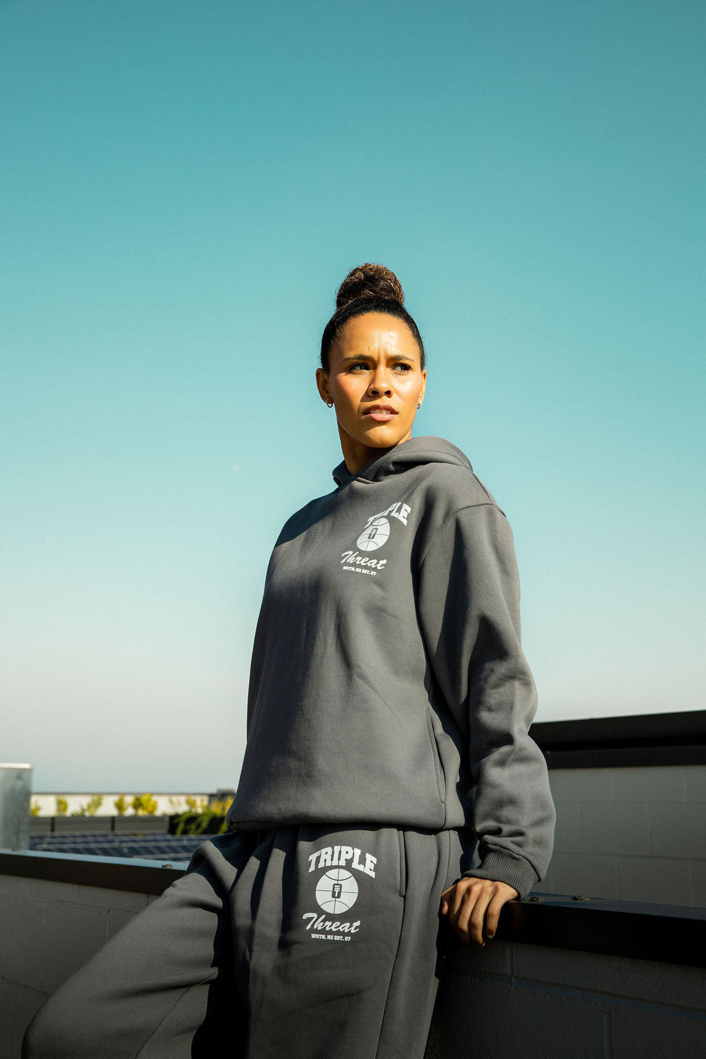 Baseline Unisex Hoodie Charcoal