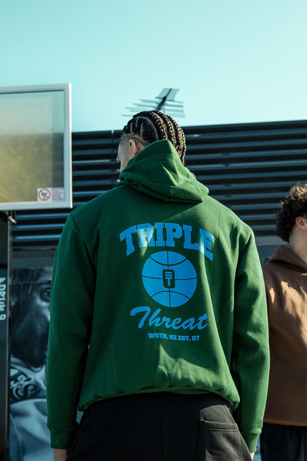 Baseline Unisex Hoodie Forest Green