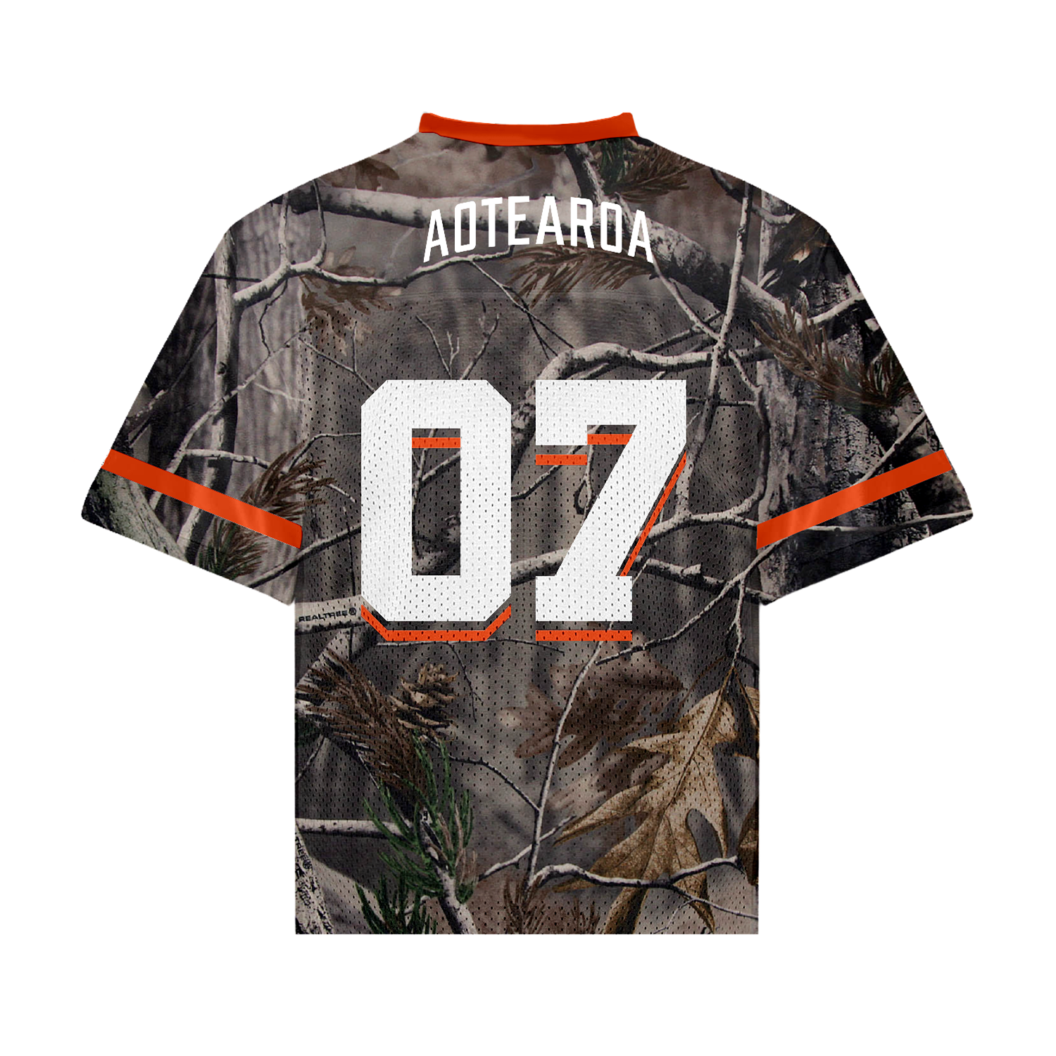 Back of Camo Football Jersey