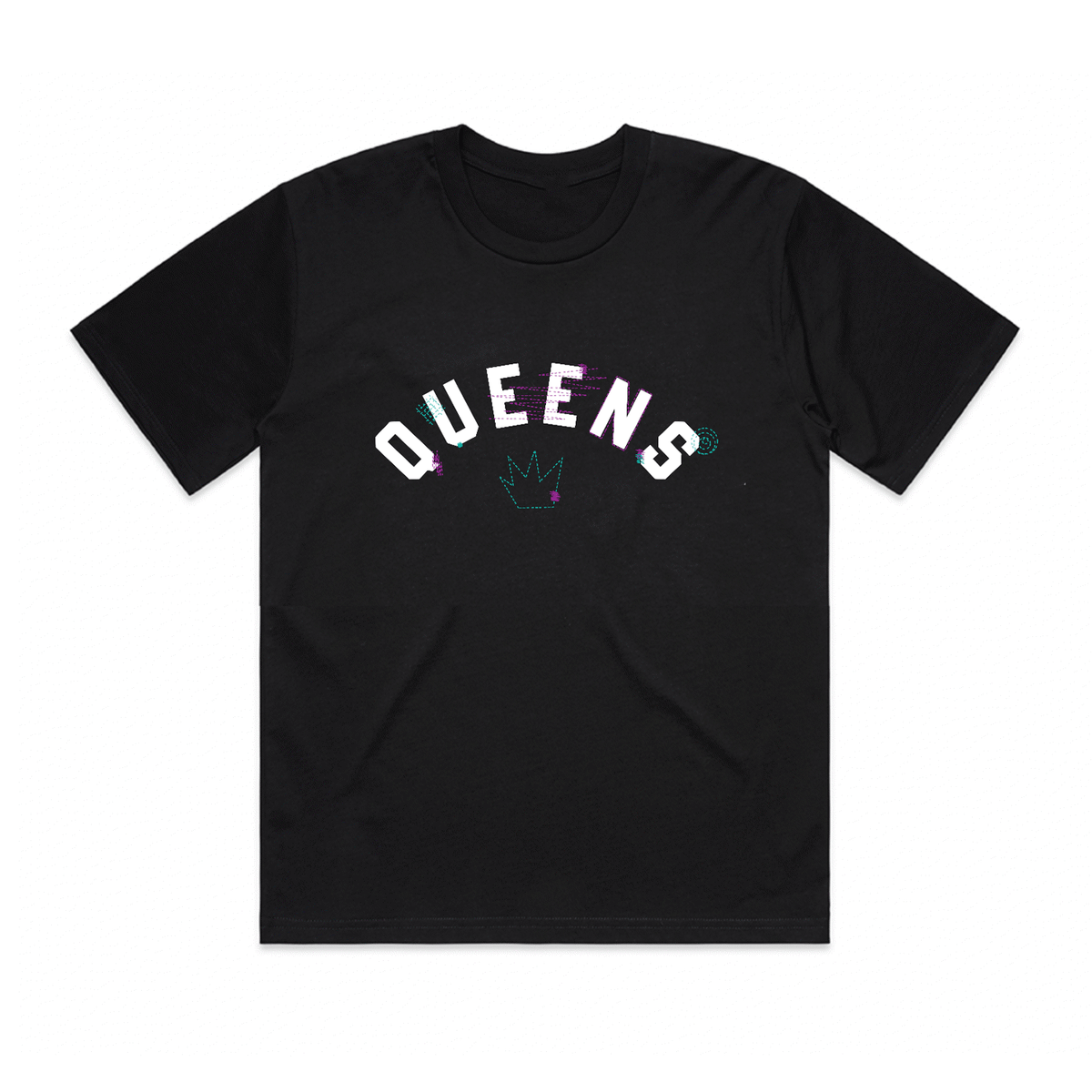 Queens Box T-Shirt - Black