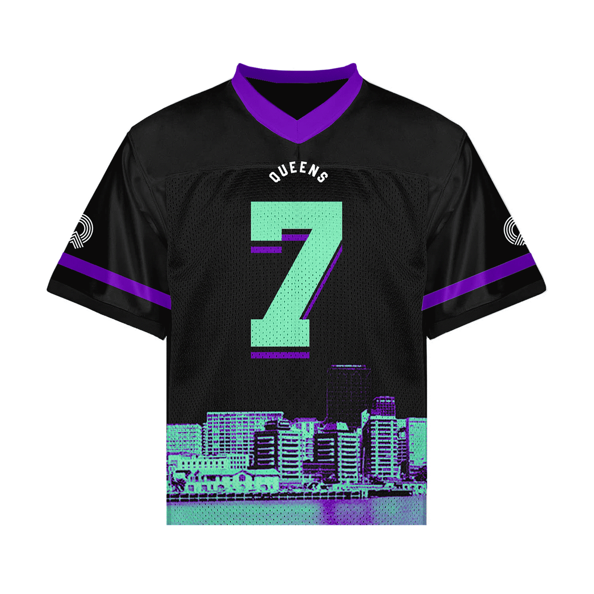 Queens Football Jersey - Black