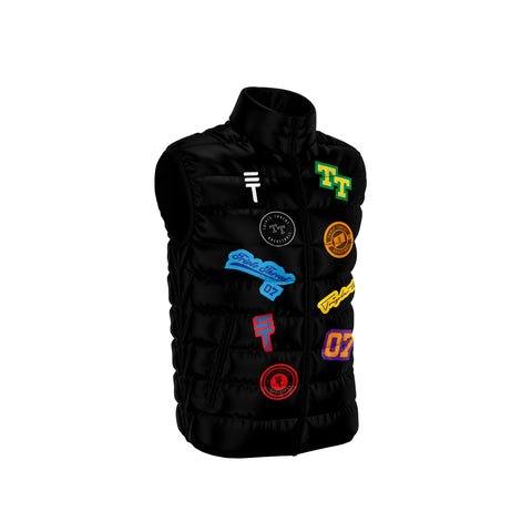 Kids puffer vest nz store