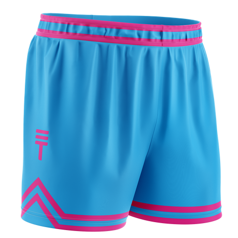 Diamond Shorts - Blue & Pink