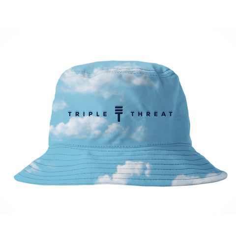 Triple Threat Sky Bucket Hat - Blue