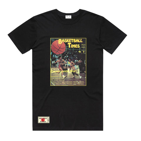 Frank Mulvihill Basketball Times T-Shirt  - Black