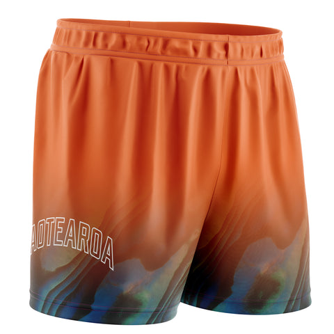 Aotearoa Paua shorts - Orange